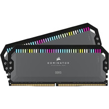 Corsair DOMINATOR PLATINUM RGB DDR5 32GB (2x16GB) 6000MHz C36 AMD Optimised Desktop Memory (12 Ultra-Bright CAPELLIX RGB LEDs, Patented CORSAIR DHX - Refurbished