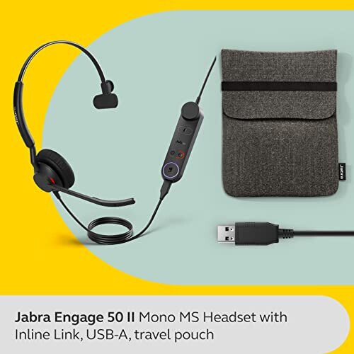 Jabra Jabra Engage 50 II Link, Mono, USB-A, MS 1