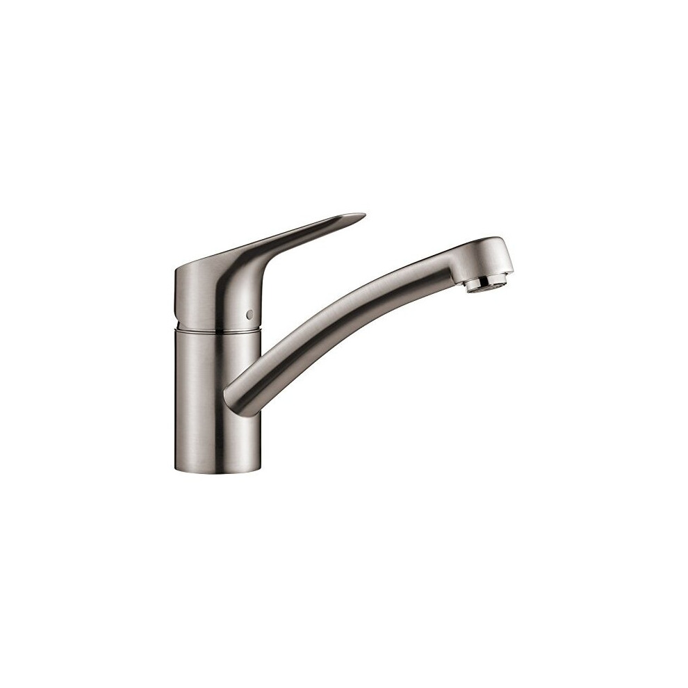 Hansgrohe 13860000 Mysport S Sink Mixer for Kitchen Sinks, with 360  pivoting Nozzle, Grey, 13860800