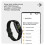 Fitbit Inspire 3, Schwarz/Midnight Zen 8