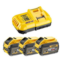 Akku - DEWALT - DCB118X3-QW - Laturi DCB118 - 3x DCB547 9,0Ah - XR FLEXVOLT 18/54V