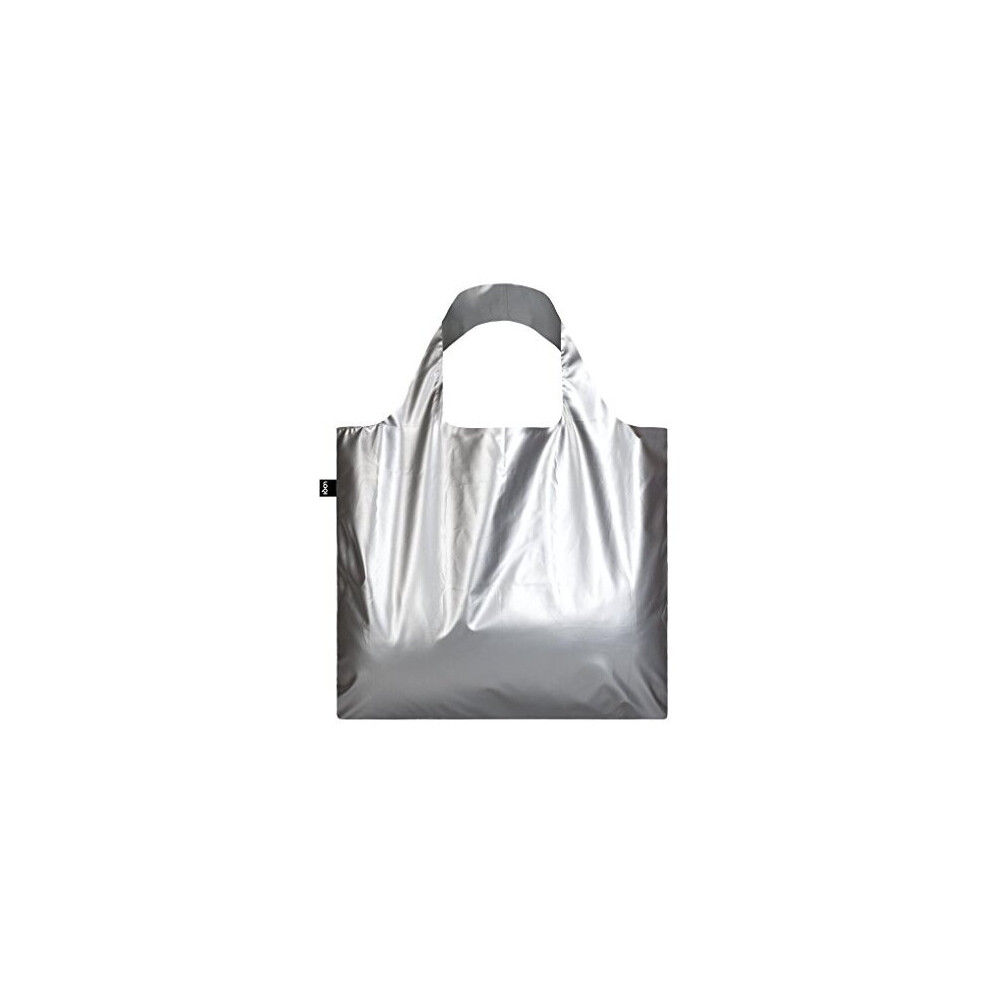 LOQI Metallic Matt Silver Bag