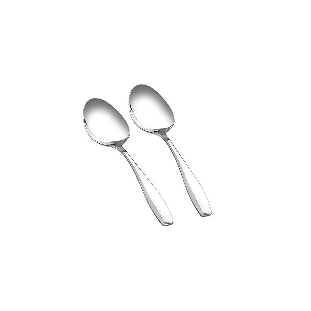 Gitany 6 Pieces Table Serving Spoons Set, Stainless Steel Large Spoons for Parties