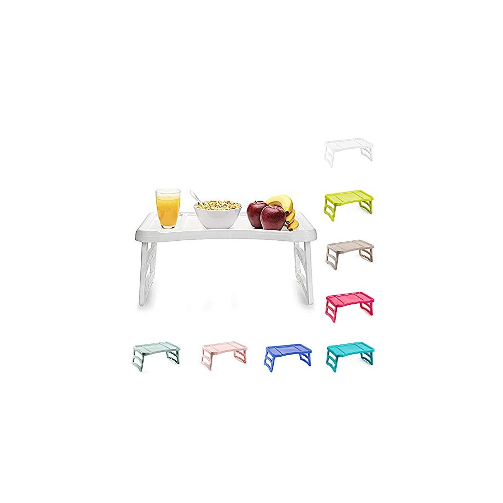 PLASTIFIC Tray with Legs Folding Table for Breakfast or Lunch in Bed Serving Bed Tray, Light Weight, Serving Tray With Folding Legs| 51 x 33 cm, One