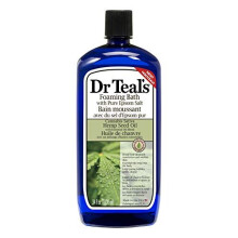 Dr Teal's Hemp Seed Oil Foaming Bath 1L, Clear