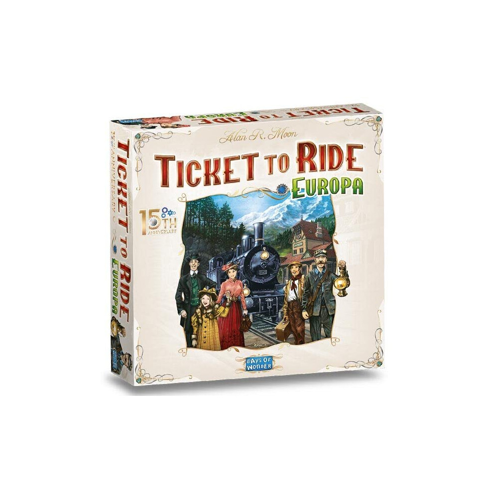 Asmodee - Ticket To Ride: Special Edition 15Th Anniversary, Board Game, Italian Edition, 8521