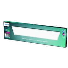 Philips LED Panel Rectangle Ceiling Light SceneSwitch Dimmable 4000K 36W [Cool White - White]. for Indoor Lighting, Livingroom and Bedroom
