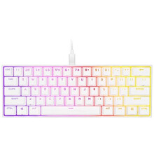 Corsair K65 RGB MINI 60% Mechanical Gaming Keyboard (Adjustable RGB Lighting Single Keys, Mechanical CHERRY MX SPEED Keys, AXON Hyper-Processing