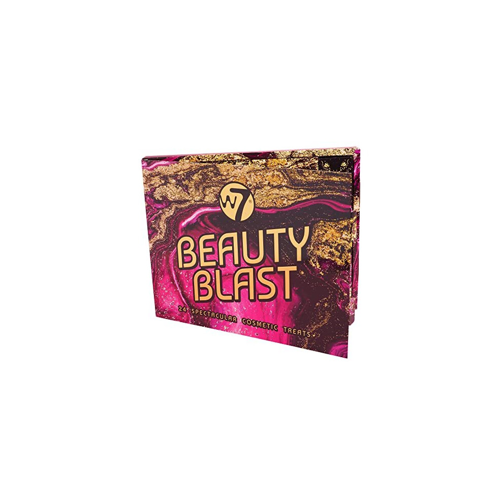 W7 Beauty Blast Advent Calendar 2022 - 24 Individually Boxed, High Quality Makeup & Cosmetic Surprises For Christmas - Cruelty Free, Perfect Holiday
