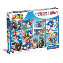 10-i-1 Super Color Sonic-puslespil