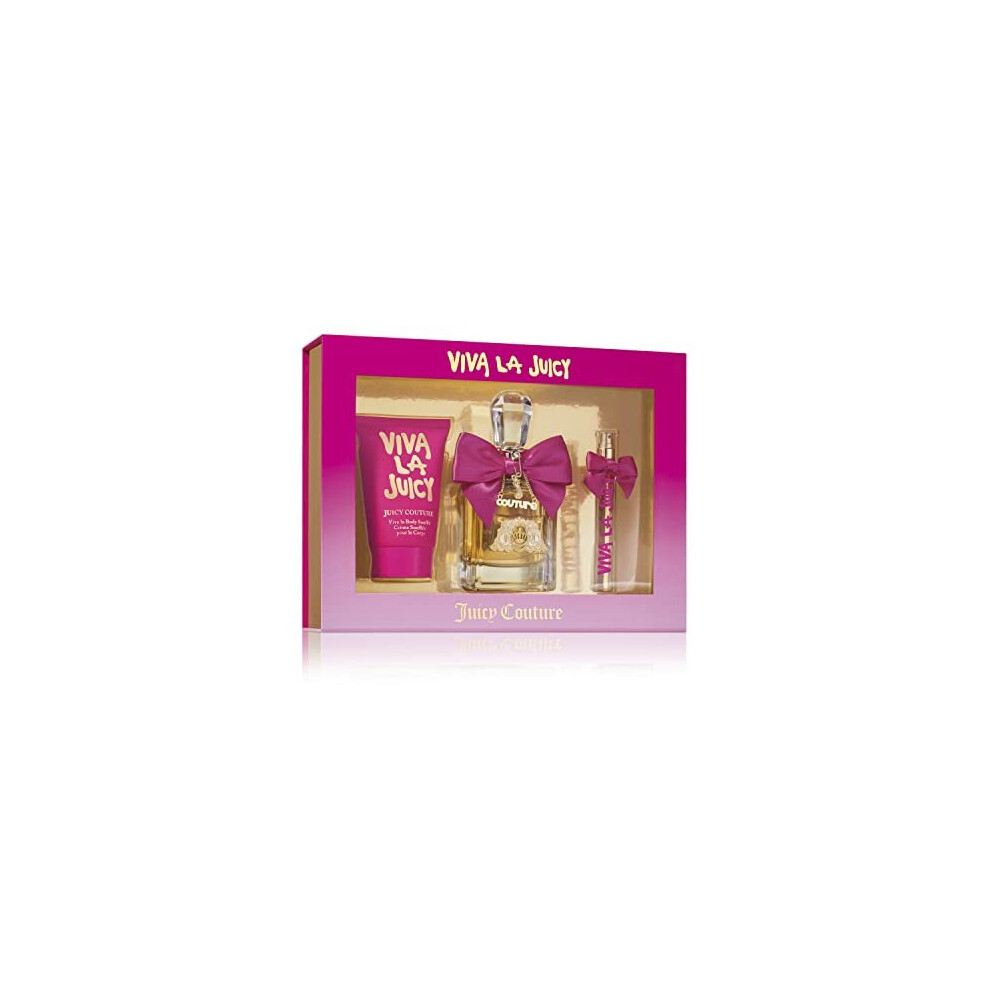 Juicy Couture Viva la Juicy 100ml Eau de Parfum, 3-piece Fragrance Gift Set, for Women