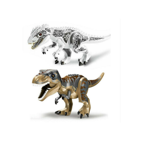 Tyrannosaurus Rex Jurassic Lego Indominus Rex 2Pcs Large Dinosaur