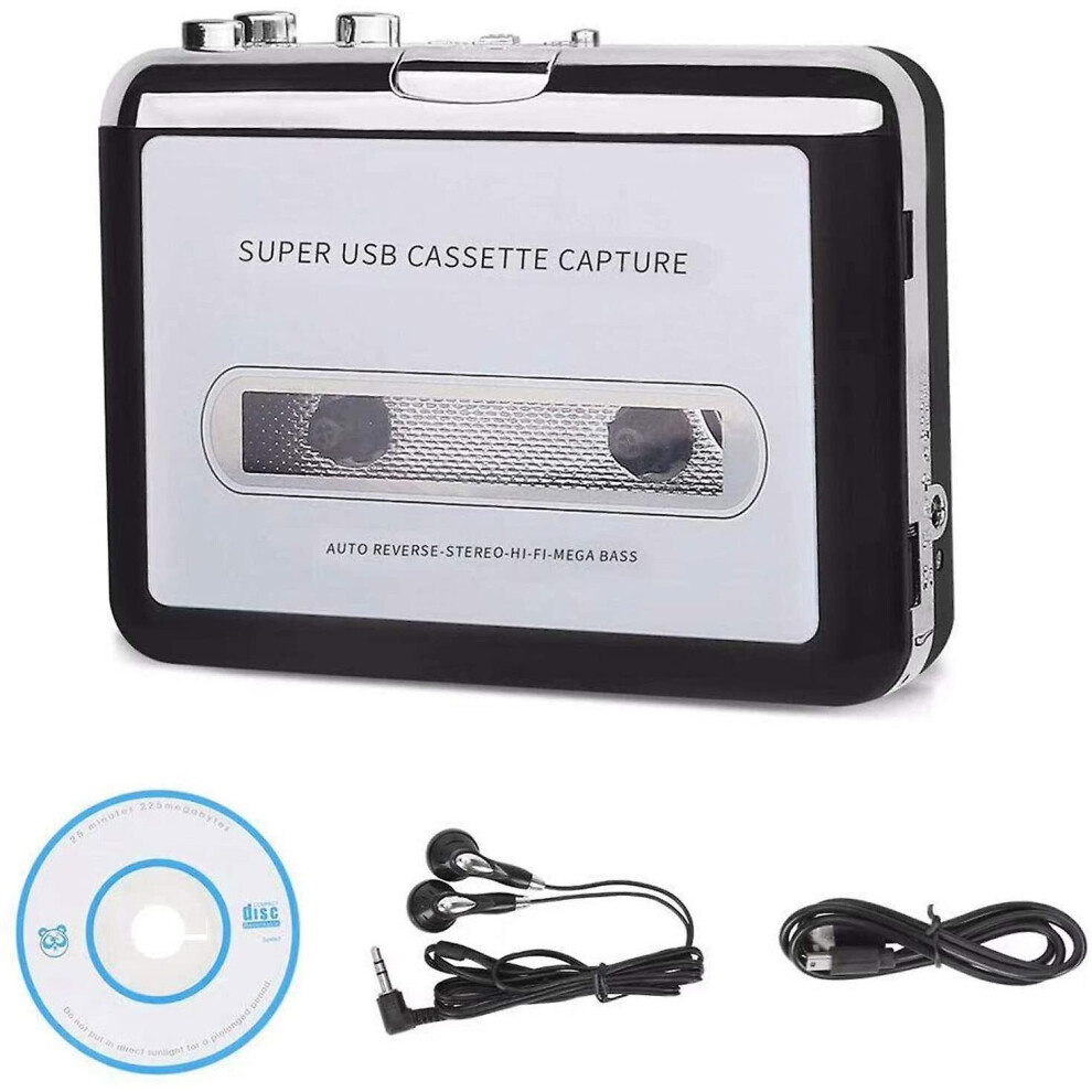 Walkman Usb Cassette Capture Player Portable Usb Cassette Mp3 Converter Audio Music Player 768664244757