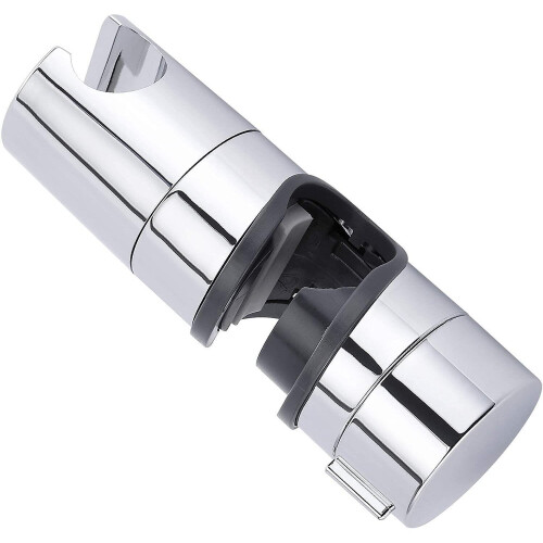 Chrome Shower Head Riser Rail Clamp Bracket 1825MM Adjustable ABS