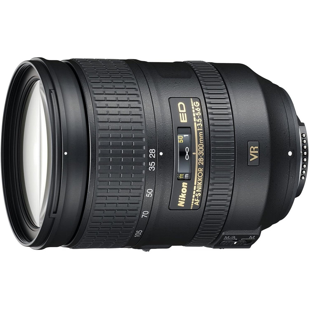 Nikon AF-S FX NIKKOR 28-300mm f/3.5-5.6G ED Vibration Reduction Zoom Lens with Auto Focus for Nikon DSLR Cameras Lens Only