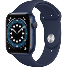 Refurbished Apple Watch Series 6 (GPS, 40mm) - Blue Aluminum Case with Deep Navy Sport Band ( Premium) - Refurbished
