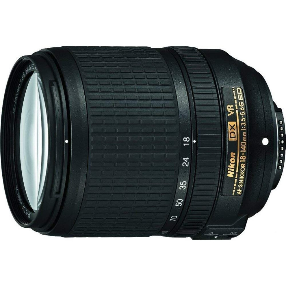 Nikon AF-S DX NIKKOR 18-140mm f/3.5-5.6G ED Vibration Reduction Zoom Lens with Auto Focus for Nikon DSLR Cameras