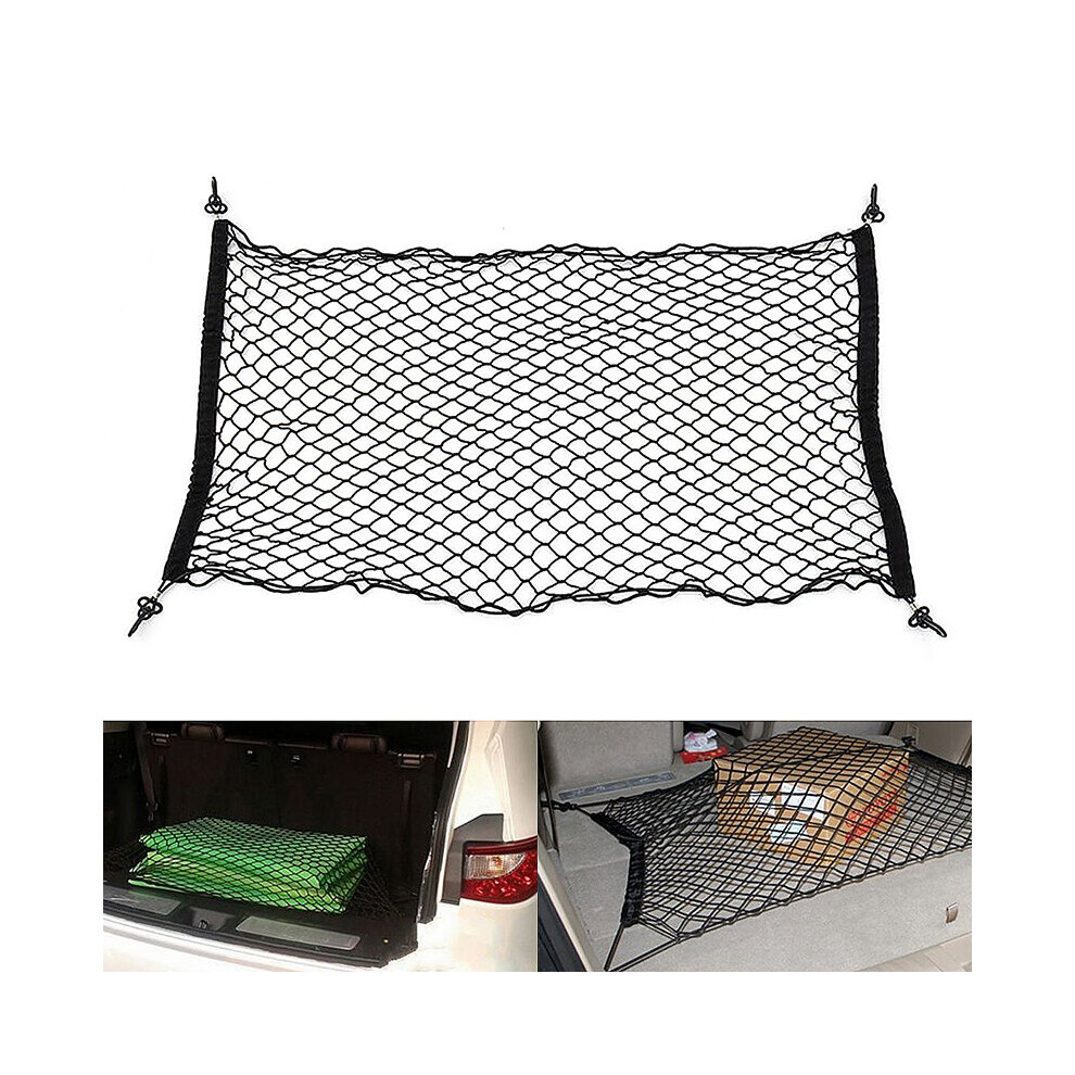 Car Cargo Tidy Net Boot Trunk Storage Organizer Luggage Black 738324427172