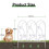 (White) 5pcs Garden Iron Fence Rustproof Dog Barrier 4