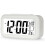 (White) Digital Alarm Clock Smart Bedside Night Light With Temperature Snooze LcdDigit Display 1