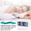 (White) Digital Alarm Clock Smart Bedside Night Light With Temperature Snooze LcdDigit Display 2