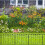 5Pack Rustproof Garden Fence Decorative Dog Barrier Border 2