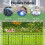 5Pack Rustproof Garden Fence Decorative Dog Barrier Border 5