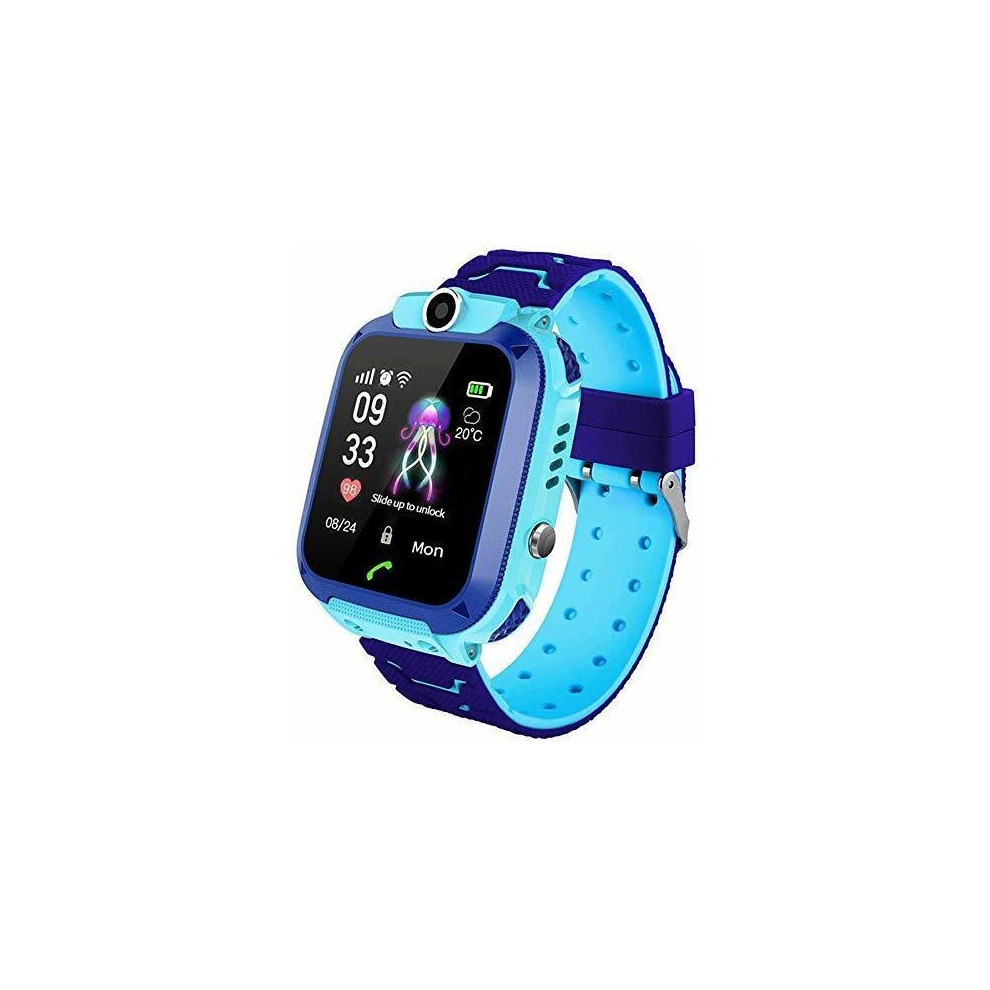 Kids Smartwatch With Precise Positioning, 2-Way Calls, Sos & Safe Zone Alerts, 1.44" Display (Blue/Pink) Blue 5060988120546