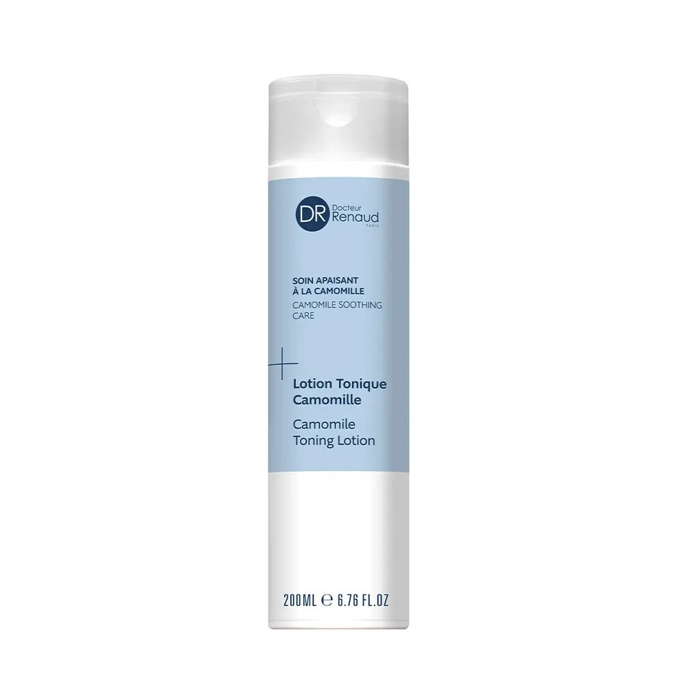 Dr Renaud Camomile Toning Lotion Makeup Remover 200ml | Gentle Facial Toner Cleanser | Soothing, Hydrating & Pore Refining Skincare for Sensitive Skin