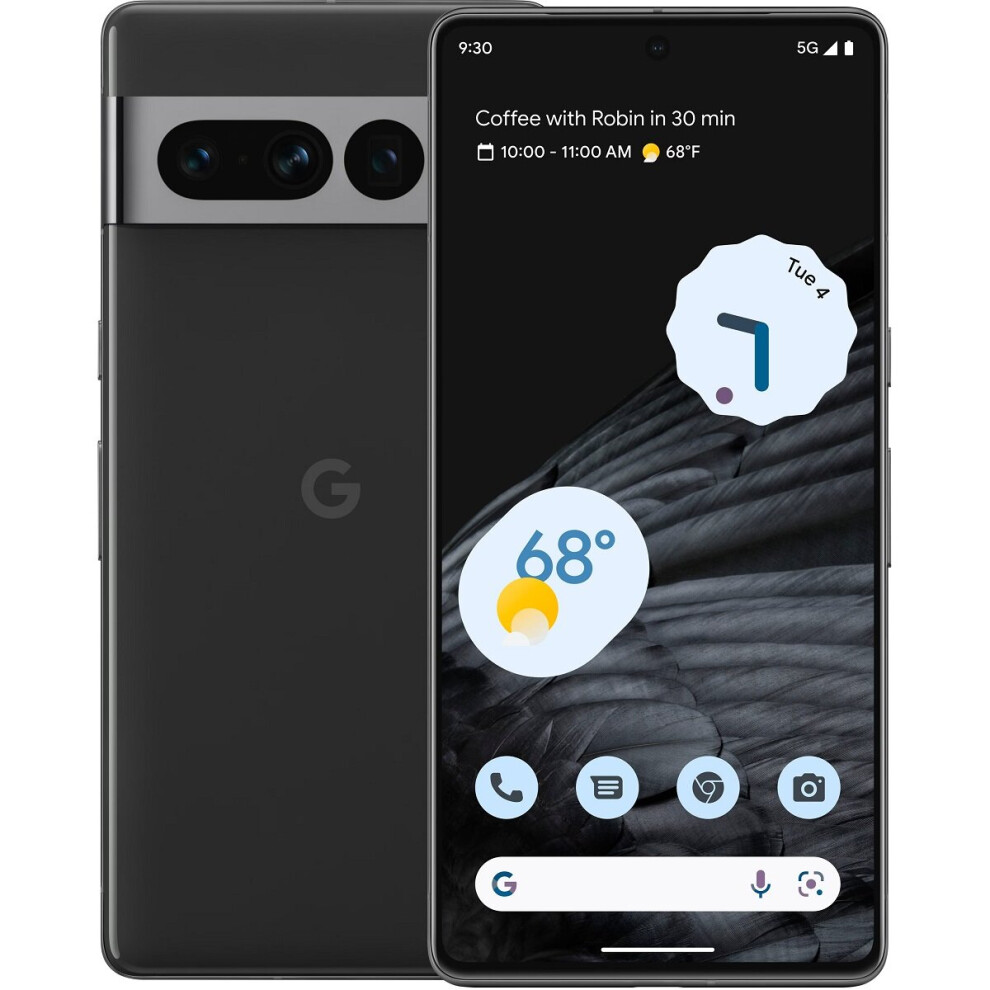Google Pixel 7 Pro 5G 12GB/128GB Dual SIM Obsidian - Pro Camera, 6.7-Inch LTPO Display, 30x Zoom-image-OPC-PB8SF6R-REFURBISHED