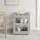 VidaXL (Concrete grey) vidaXL Kitchen Trolley Engineered Wood Organiser Trolley Rack Multi Colours 3