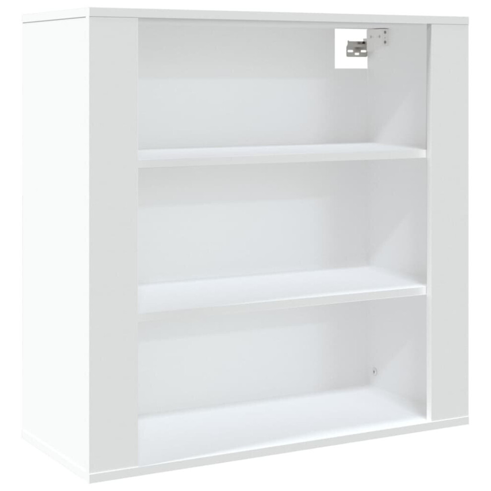 Vidaxl (White) Wall Cabinet Hanging Storage Cabinet Wall Cupboard Engineered Wood White