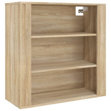 (Sonoma oak) vidaXL Wall Cabinet Hanging Storage Cabinet Wall Cupboard Engineered Wood