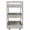 VidaXL (Concrete grey) vidaXL Kitchen Trolley Engineered Wood Organiser Trolley Rack Multi Colours 6