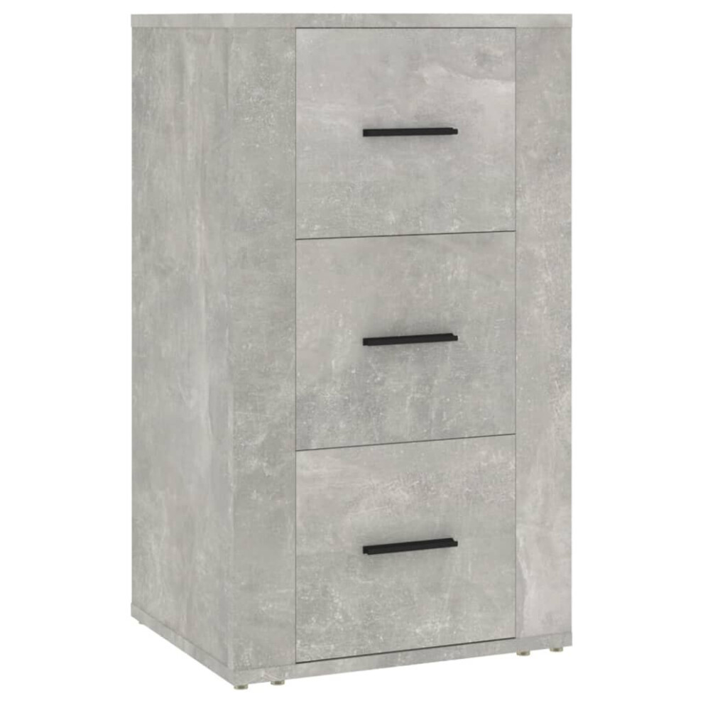 (Concrete grey) vidaXL Sideboard Engineered Wood Indoor Cupboard Home Organiser Multi Colours