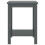 VidaXL (Dark grey) vidaXL Bedside Cabinet Nightstand Sideboard Bed Side Cabinet Solid Pine Wood 2