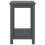 VidaXL (Dark grey) vidaXL Bedside Cabinet Nightstand Sideboard Bed Side Cabinet Solid Pine Wood 3