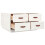 VidaXL (White) vidaXL Solid Wood Pine Coffee Table Side Sofa Accent Couch Table Multi Colours 7