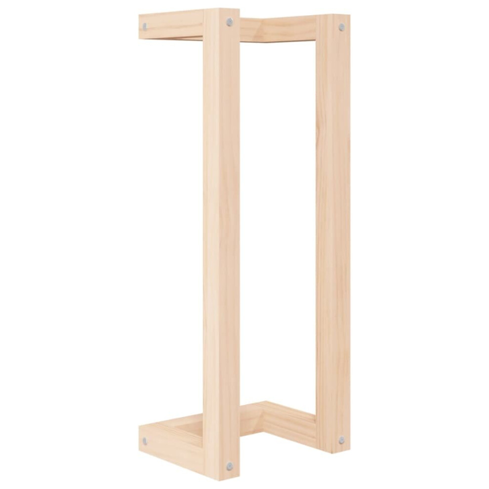 Vidaxl (, 23 X 18 X 60 Cm) Solid Wood Pine Towel Rack Wall-Mounted Towel Hanger Holder Rack Shelf Brown