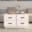 VidaXL (White) vidaXL Solid Wood Pine Coffee Table Side Sofa Accent Couch Table Multi Colours 3