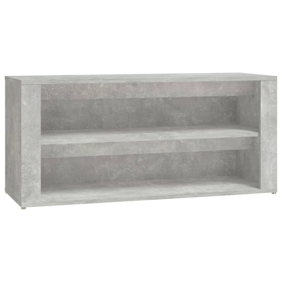 Vidaxl (Concrete Grey) Shoe Rack Hallway Shoe Storage Cupboard Shoe Cabinet Engineered Wood