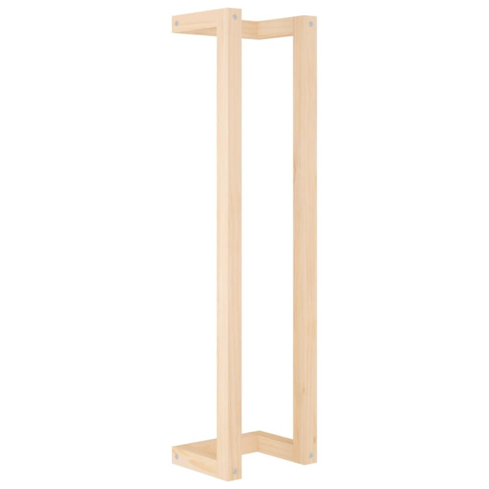 Vidaxl (, 23 X 18 X 90 Cm) Solid Wood Pine Towel Rack Wall-Mounted Towel Hanger Holder Rack Shelf Brown