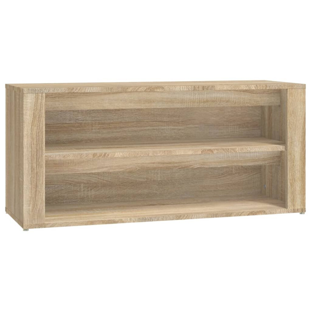 Vidaxl (Sonoma Oak) Shoe Rack Hallway Shoe Storage Cupboard Shoe Cabinet Engineered Wood