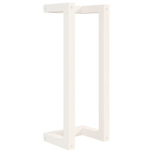 (White, 23 x 18 x 60 cm) vidaXL Solid Wood Pine Towel Rack Wall-mounted Towel Hanger Holder Rack Shelf