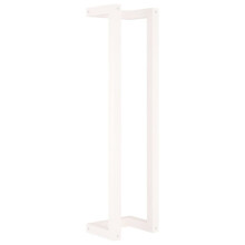 (White, 23 x 18 x 90 cm) vidaXL Solid Wood Pine Towel Rack Wall-mounted Towel Hanger Holder Rack Shelf