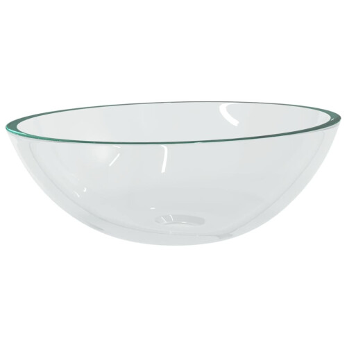VidaXL vidaXL Waschbecken Glas 50x37x14 cm Transparent