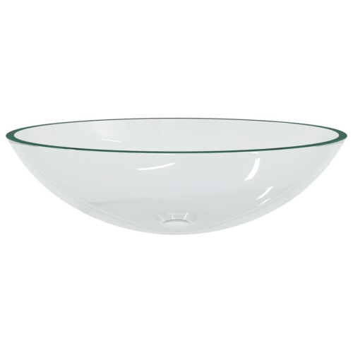 VidaXL vidaXL Waschbecken Glas 50x37x14 cm Transparent 2