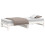 VidaXL (White, 205.5 x 198 x 30 cm) vidaXL Solid Wood Pine Pull-out Day Bed Wooden Sofa Bed Multi Colours/Sizes 6