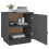 VidaXL (Grey) vidaXL 1/2x Solid Wood Pine Bedside Cabinet Table Bed Cabinet Multi Colours 5