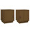 VidaXL (Honey brown) vidaXL 1/2x Solid Wood Pine Bedside Cabinet Table Bed Cabinet Multi Colours 2